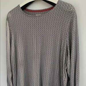 Chico's Long Sleeve Top Tee XL